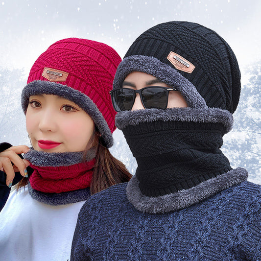 Warm Winter Beanie & Scarf Set for Men and Women