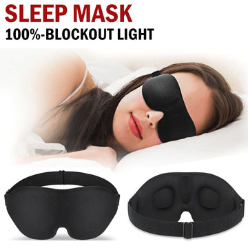 Comfortable Eye Mask for Men & Women, Perfect for Travel