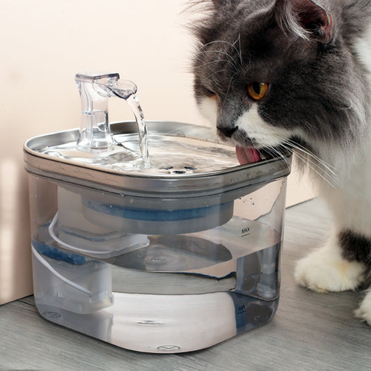 Stainless Steel Automatic Water Dispenser for Cats and Dogs