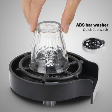 Automatic High-Pressure Cup Washer for Bar Sink: Kitchen Coffee Pitcher Cleaning Tool