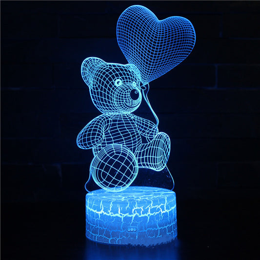 Love Bear Series 3D Light