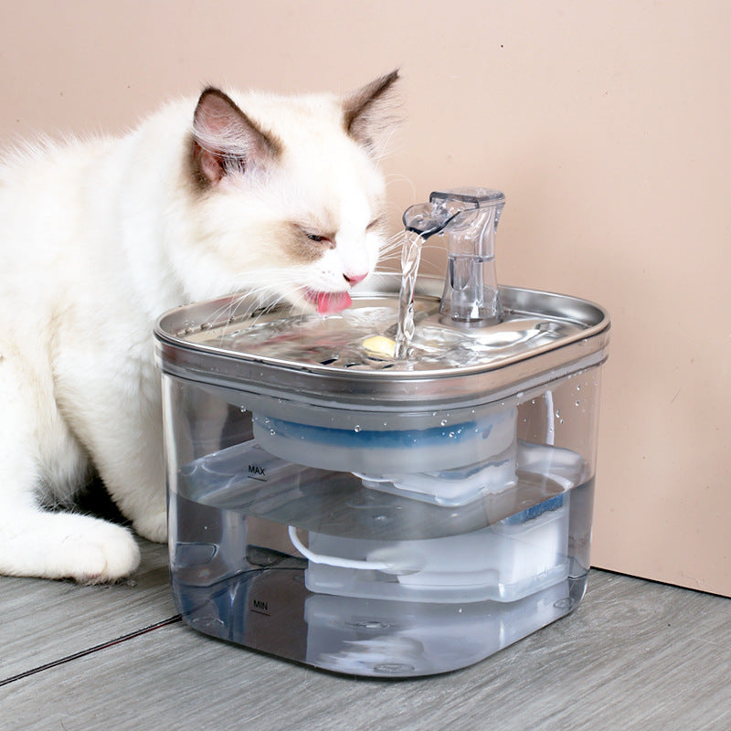 Stainless Steel Automatic Water Dispenser for Cats and Dogs