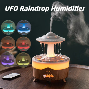 UFO Raindrop Humidifier - USB Aromatherapy & Essential Oils Diffuser