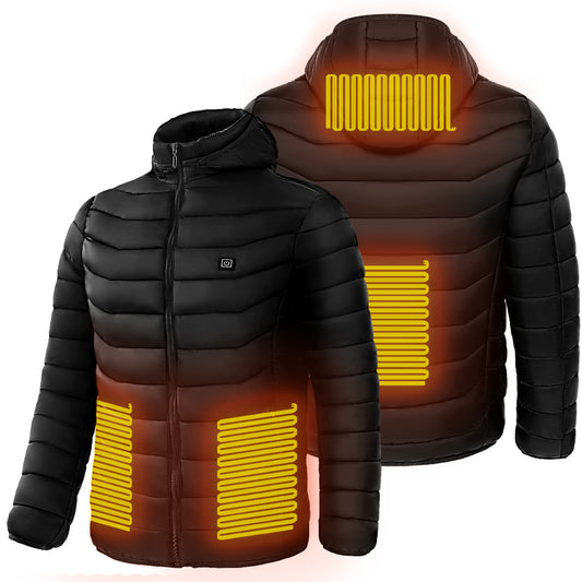 Electrically Heated Men's Puffer Jacket